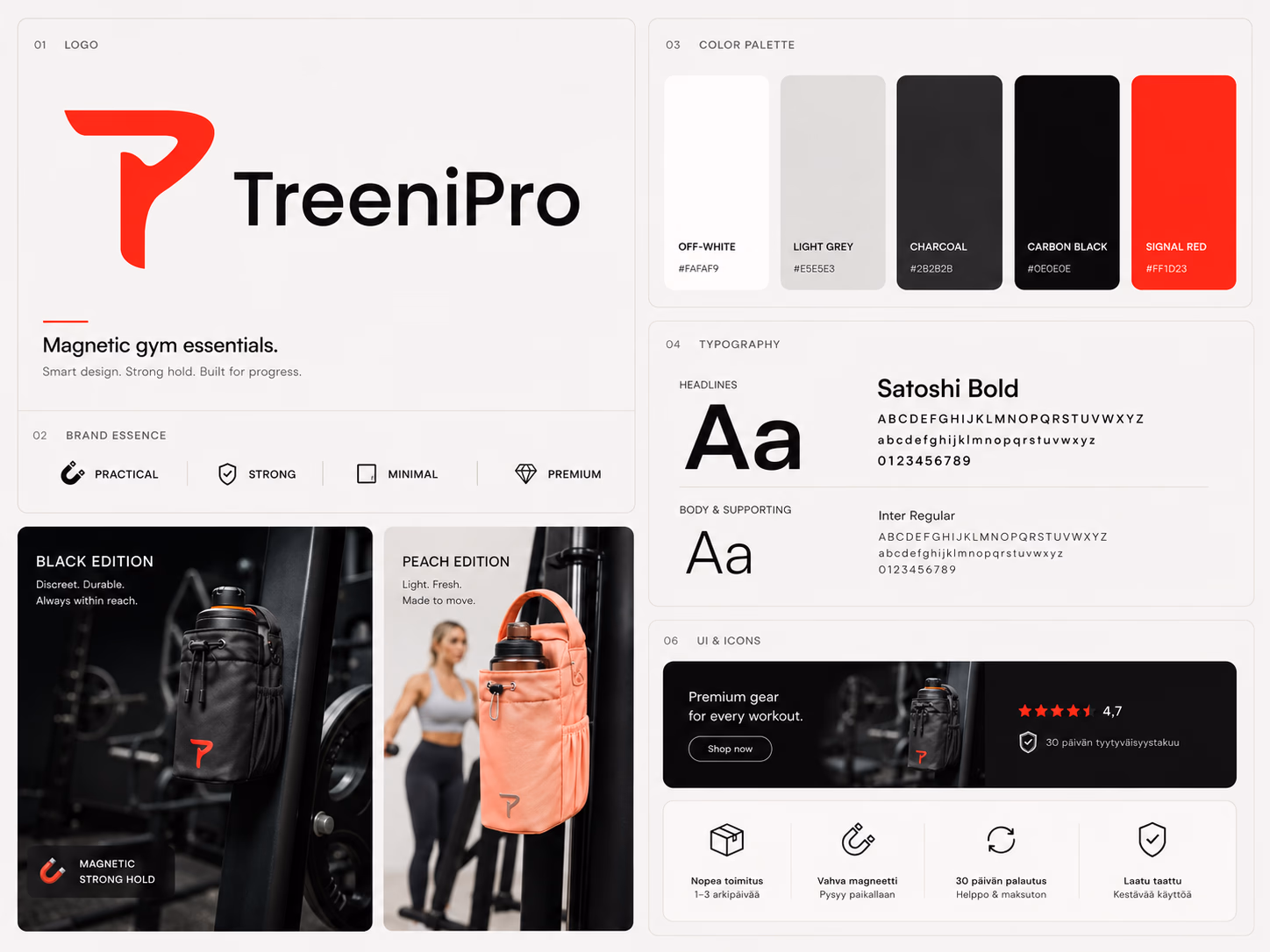 TreeniPro brand guidelines